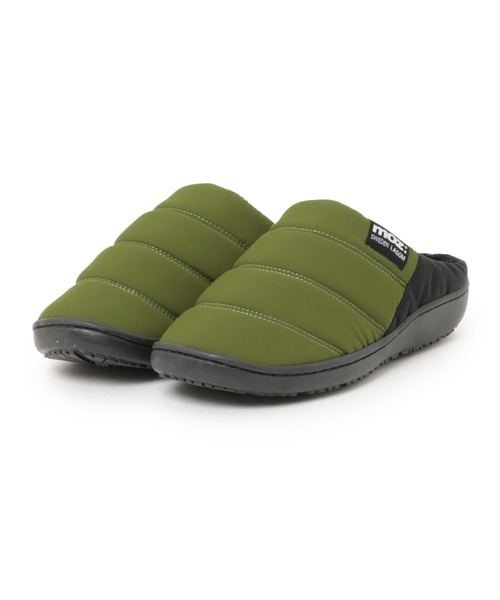 moz(モズ)の「moz(モズ) キルティング冬用ダウンサンダル(Men's size)(スニーカー・メンズ・ブラック/イエロー/パープル/カーキオリーブ/ライトグレー・S/M/L/LL)」の3枚目の写真