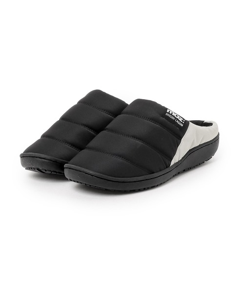 moz(モズ)の「moz(モズ) キルティング冬用ダウンサンダル(Men's size)(スニーカー・メンズ・ブラック/イエロー/パープル/カーキオリーブ/ライトグレー・S/M/L/LL)」の2枚目の写真