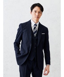 Perfect Suit FActory（パーフェクトスーツファクトリー）の「シルクネップ　ホームスパンジャケット　グレー/ブラウン/ネイビー（テーラードジャケット）」