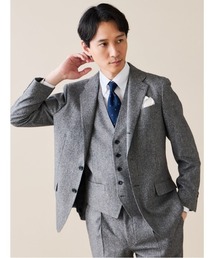 Perfect Suit FActory（パーフェクトスーツファクトリー）の「シルクネップ　ホームスパンジャケット　グレー/ブラウン/ネイビー（テーラードジャケット）」