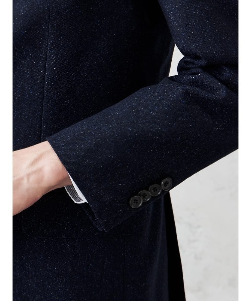 Perfect Suit FActory（パーフェクトスーツファクトリー）の「シルクネップ　ホームスパンジャケット　グレー/ブラウン/ネイビー（テーラードジャケット・メンズ・ブラウン/ネイビー/グレー・S/M/LL/L）」の11枚目の写真