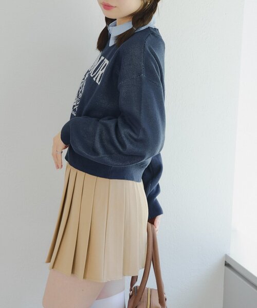 Another Branch olive des olive(アナザーブランチオリーブデオリーブ)の「【RMAF】ドッキングロゴニット(ニット/セーター・レディース・トップグレー/ボルドー/ネイビー/アイボリー・FREE)」の19枚目の写真