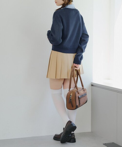 Another Branch olive des olive(アナザーブランチオリーブデオリーブ)の「【RMAF】ドッキングロゴニット(ニット/セーター・レディース・トップグレー/ボルドー/ネイビー/アイボリー・FREE)」の12枚目の写真