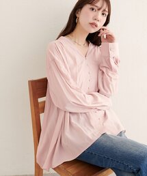 natural couture | ボタン開きゆるシャツブラウス(シャツ/ブラウス)