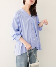 natural couture | ボタン開きゆるシャツブラウス(シャツ/ブラウス)