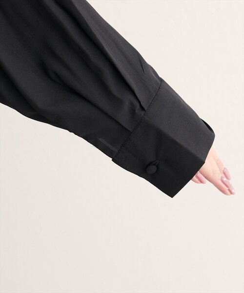 natural couture（ナチュラルクチュール）の「ボタン開きゆるシャツブラウス（シャツ/ブラウス・レディース・ピンク/ブラック/オフホワイト/ブルー・FREE）」の13枚目の写真