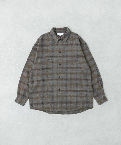 URBAN RESEARCH（アーバンリサーチ）の「モールクラシックシャツ（シャツ/ブラウス・メンズ・ブラック/グレー系その他/ブラウン系その他/ネイビー・MEDIUM/LARGE）」の3枚目の写真