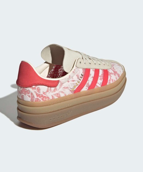 adidas(アディダス)の「ガゼルボールド × リバティ・ロンドン / Gazelle Bold × Liberty London / アディダスオリジナルス adidas Originals(スニーカー・レディース・ホワイト×レッド・23.0cm/23.5cm/24.0cm/24.5cm/25.0cm/22.0cm/22.5cm/25.5cm/26.0cm/26.5cm/27.0cm/27.5cm/28.0cm)」の5枚目の写真