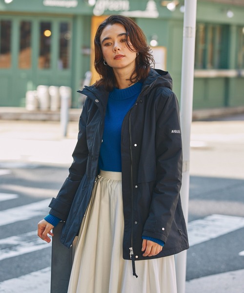 AIGLE(エーグル)の「透湿防水 Dupont Sorona中綿 インサレーション ジャケット(ダウンジャケット/コート・レディース・ブラック/ベージュ/ピンク・36/40/38)」の5枚目の写真