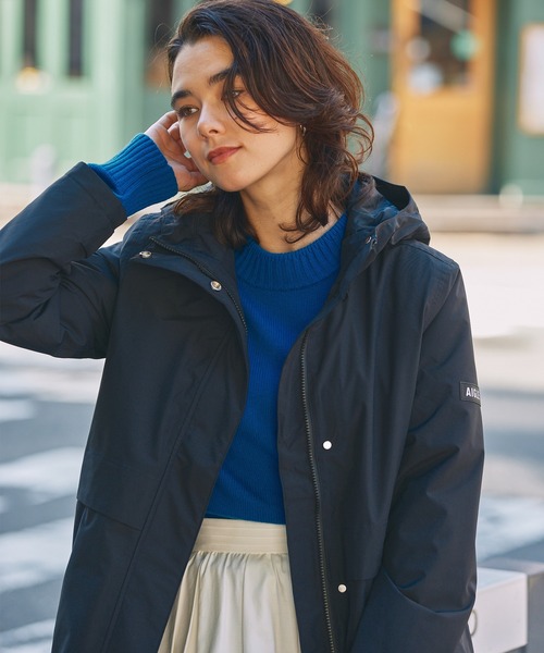 AIGLE(エーグル)の「透湿防水 Dupont Sorona中綿 インサレーション ジャケット(ダウンジャケット/コート・レディース・ブラック/ベージュ/ピンク・36/40/38)」の10枚目の写真
