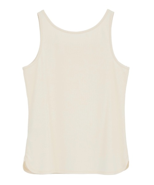 YECCA VECCA(イェッカヴェッカ)の「2wayスクエアリブタンクトップ(タンクトップ・レディース・アイボリー/ブラック/ブラウン・FREE)」の12枚目の写真