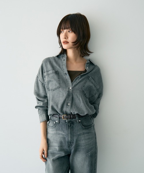 YECCA VECCA(イェッカヴェッカ)の「2wayスクエアリブタンクトップ(タンクトップ・レディース・アイボリー/ブラック/ブラウン・FREE)」の10枚目の写真