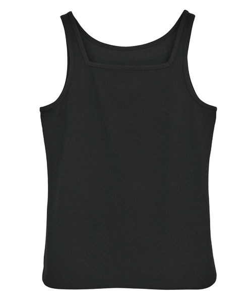 YECCA VECCA(イェッカヴェッカ)の「2wayスクエアリブタンクトップ(タンクトップ・レディース・アイボリー/ブラック/ブラウン・FREE)」の20枚目の写真