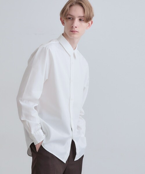 tk.TAKEO KIKUCHI(ティーケータケオキクチ)の「スマートシャツ/ビジカジ対応(シャツ/ブラウス・メンズ・ホワイト/ライトブルー/ネイビー・01/02/03/04)」の5枚目の写真