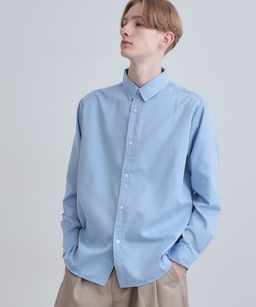tk.TAKEO KIKUCHI(ティーケータケオキクチ)の「スマートシャツ/ビジカジ対応(シャツ/ブラウス・メンズ・ホワイト/ライトブルー/ネイビー・01/02/03/04)」の9枚目の写真