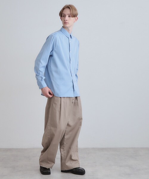 tk.TAKEO KIKUCHI(ティーケータケオキクチ)の「スマートシャツ/ビジカジ対応(シャツ/ブラウス・メンズ・ホワイト/ライトブルー/ネイビー・01/02/03/04)」の11枚目の写真