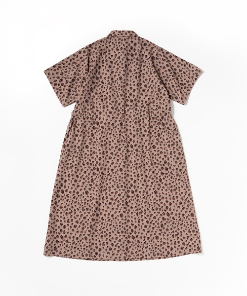 THOUSAND MILE（サウザンドマイル）の「[L's]SHORT SLEEVE SNAP OP NY/PU PRINT/ショートスリーブスナップワンピース プリント（ワンピース・レディース・ブラック系その他/ブラウン系その他/レオパード・FREE）」の16枚目の写真