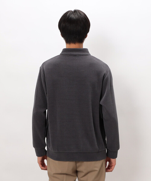 COMME CA ISM(コムサイズム)の「カットコールハーフジッププルオーバー(Tシャツ/カットソー・メンズ・ブラック/ベージュ/チャコール・LARGE/MEDIUM)」の19枚目の写真