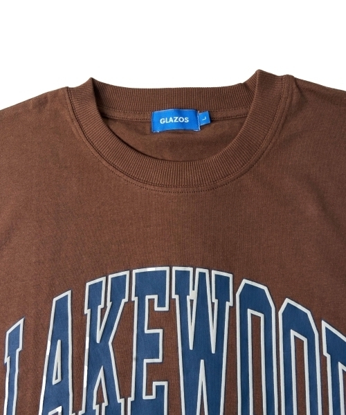 GLAZOS（グラソス）の「ビッグカレッジフロントプリント長袖Tシャツ（Tシャツ/カットソー・キッズ・ネイビー/ブラウン/ホワイト/ライトグレー・LL/L/S/M）」の5枚目の写真