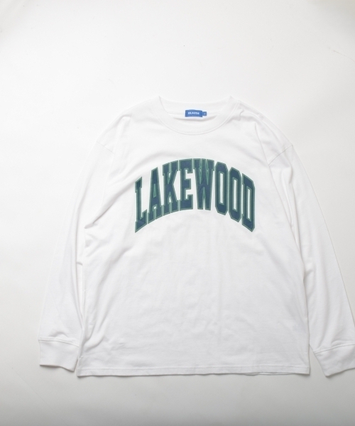 GLAZOS（グラソス）の「ビッグカレッジフロントプリント長袖Tシャツ（Tシャツ/カットソー・キッズ・ネイビー/ブラウン/ホワイト/ライトグレー・LL/L/S/M）」の11枚目の写真