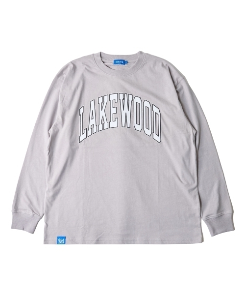 GLAZOS（グラソス）の「ビッグカレッジフロントプリント長袖Tシャツ（Tシャツ/カットソー・キッズ・ネイビー/ブラウン/ホワイト/ライトグレー・LL/L/S/M）」の13枚目の写真