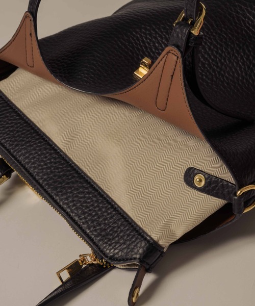 NEUNA(ヌナ)の「Grainy bag(トートバッグ・レディース・ベージュ/グレイッシュベージュ/ブラック・FREE)」の11枚目の写真