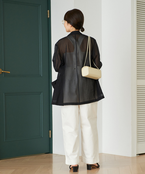 セール】CURRENTAGE / カレンテージ DENIM サロペット(ホワイト