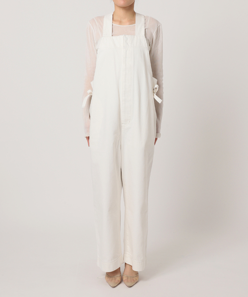 plage(プラージュ)の「CURRENTAGE / カレンテージ DENIM サロペット(ホワイト)(サロペット/オーバーオール・レディース・ホワイト・34/36)」の20枚目の写真