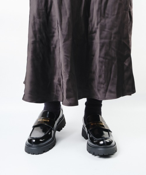 ロゴベルト厚底ローファー/S.MADDEN FILE-AWAY-VA