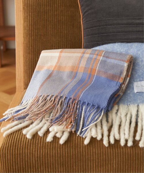 LBC(エルビーシー)の「チェックカラーマフラー(マフラー・レディース・サックスブルー/ブルー/ブラック/レッド・FREE)」の17枚目の写真