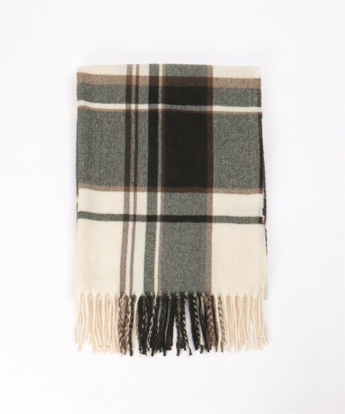 LBC(エルビーシー)の「チェックカラーマフラー(マフラー・レディース・サックスブルー/ブルー/ブラック/レッド・FREE)」の8枚目の写真