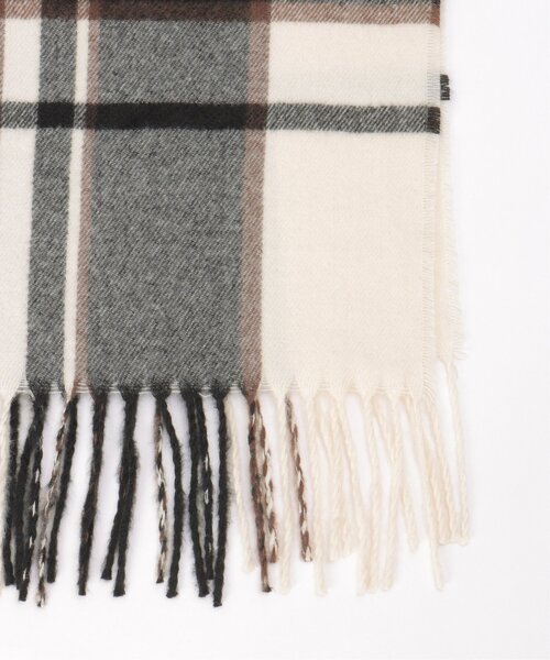 LBC(エルビーシー)の「チェックカラーマフラー(マフラー・レディース・サックスブルー/ブルー/ブラック/レッド・FREE)」の7枚目の写真