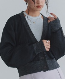 Pierrot｜ピエロのカーディガン/ボレロ（ブラック/黒色系・無地）通販