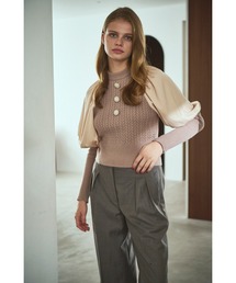 ★まぁ〜★Estella.k エステラケー　ニットトップス Estella.K｜エステラケーのニット/セーター（無地）通販 - ZOZOTOWN