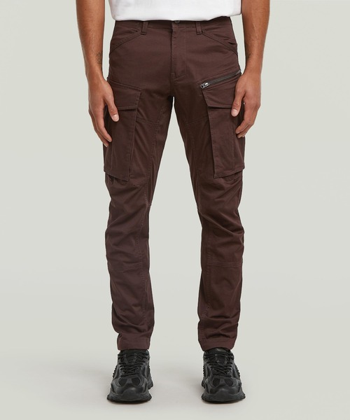G-STAR(ジースター)の「ROVIC ZIP 3D REGULAR TAPERED PANTS/立体裁断ジップディテールレギュラーテーパードカーゴパンツ(カーゴパンツ・メンズ・ブラウン系その他・33/32/34/30/29/30/30/30/30/32/31/30/31/32/32/30)」の1枚目の写真