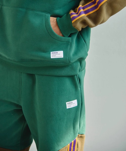 go slow caravan（ゴースローキャラバン）の「Duckster/ダックスター　バイカラーストライプパンツ（その他パンツ・メンズ・チャコールグレー/グリーン/ライトグレー・X-LARGE/MEDIUM/LARGE）」の6枚目の写真