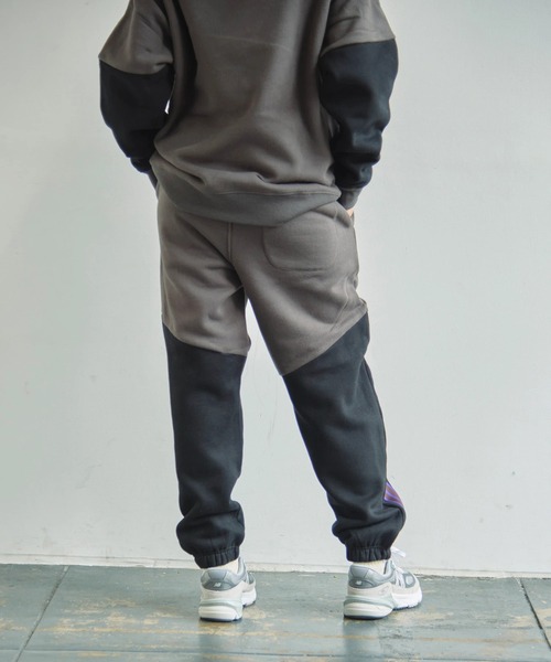 go slow caravan（ゴースローキャラバン）の「Duckster/ダックスター　バイカラーストライプパンツ（その他パンツ・メンズ・チャコールグレー/グリーン/ライトグレー・X-LARGE/MEDIUM/LARGE）」の17枚目の写真