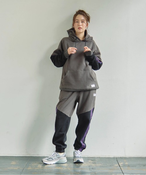 go slow caravan（ゴースローキャラバン）の「Duckster/ダックスター　バイカラーストライプパンツ（その他パンツ・メンズ・チャコールグレー/グリーン/ライトグレー・X-LARGE/MEDIUM/LARGE）」の18枚目の写真