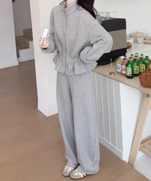 frunco(フランコ)の「【ZOZO限定】スエットセットアップ(スウェット・レディース・グレー・MEDIUM)」の21枚目の写真
