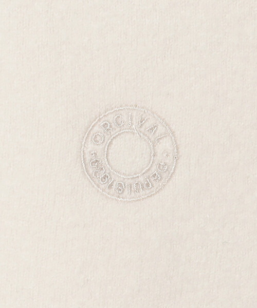 ORCIVAL（オーシバル）の「ORCIVAL | ウールジャージー ボートネックプルオーバー WOMEN（ニット/セーター・レディース・オフホワイト/ダークネイビー/イエロー・1）」の7枚目の写真