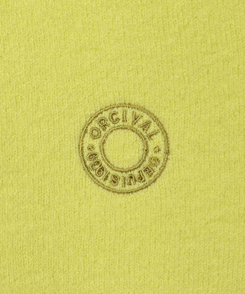 ORCIVAL（オーシバル）の「ORCIVAL | ウールジャージー ボートネックプルオーバー WOMEN（ニット/セーター・レディース・オフホワイト/ダークネイビー/イエロー・1）」の8枚目の写真