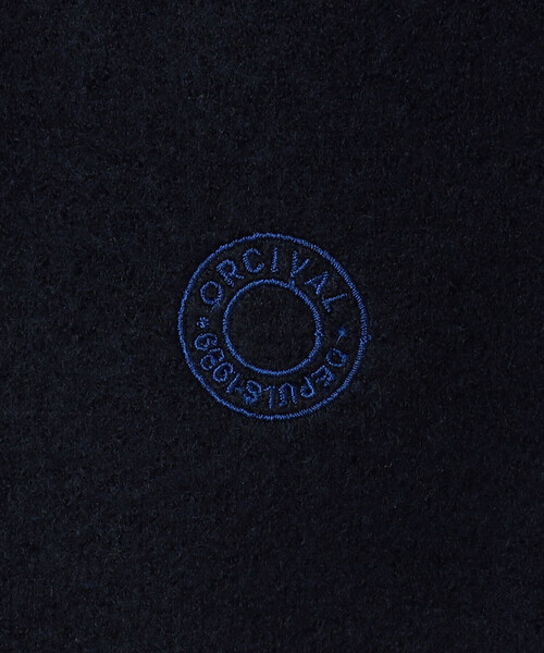 ORCIVAL（オーシバル）の「ORCIVAL | ウールジャージー ボートネックプルオーバー WOMEN（ニット/セーター・レディース・オフホワイト/ダークネイビー/イエロー・1）」の9枚目の写真