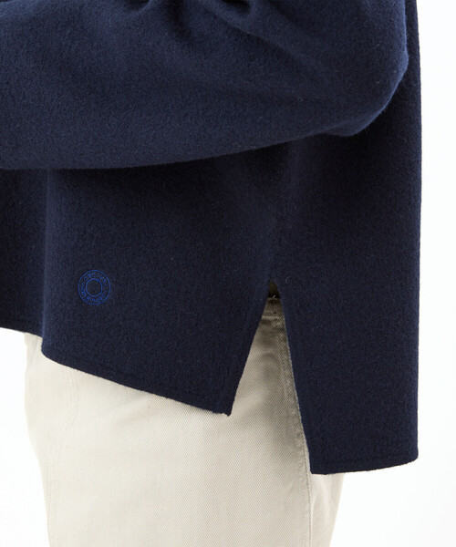 ORCIVAL（オーシバル）の「ORCIVAL | ウールジャージー ボートネックプルオーバー WOMEN（ニット/セーター・レディース・オフホワイト/ダークネイビー/イエロー・1）」の15枚目の写真