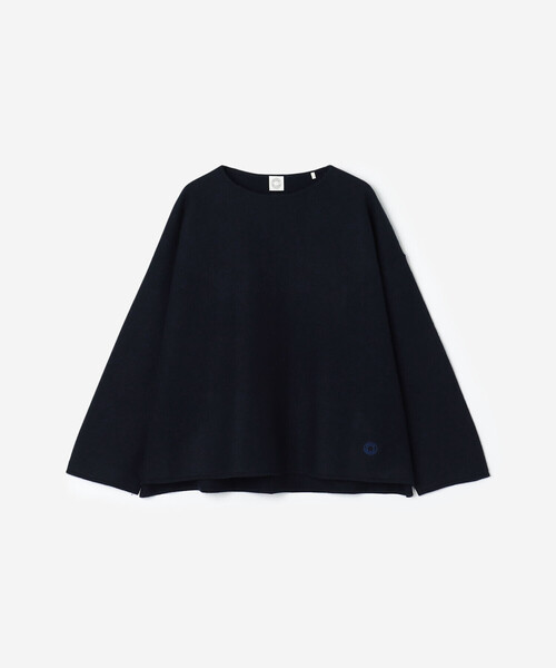 ORCIVAL（オーシバル）の「ORCIVAL | ウールジャージー ボートネックプルオーバー WOMEN（ニット/セーター・レディース・オフホワイト/ダークネイビー/イエロー・1）」の19枚目の写真