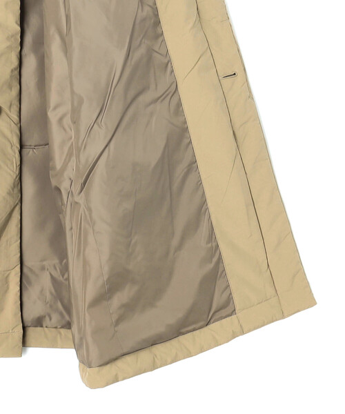 DANTON（ダントン）の「WOMEN'S INSULATION COLLARED COAT（ステンカラーコート・レディース・チャコール/ベージュ/ネイビー・XS/S/M）」の10枚目の写真