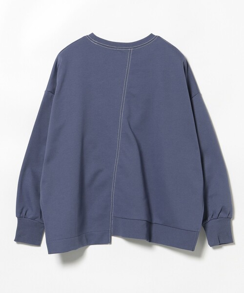 BEAMS HEART(ビームスハート)の「パッチワーク 切り替え プルオーバー(スウェット・レディース・ホワイト系その他5/ブルー系その他/チャコールグレー・FREE)」の21枚目の写真