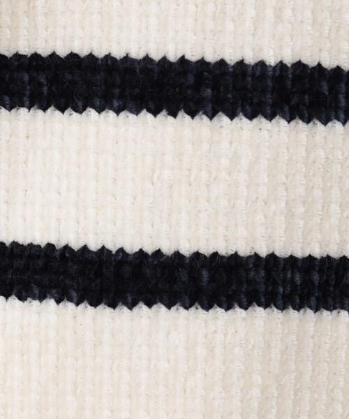Dessin（デッサン）の「【洗える】ハイネックベロアモールニット（ニット/セーター・レディース・ネイビー/ライトイエロー系/ライトグレー/アイボリー系2・00/03/01/02）」の19枚目の写真