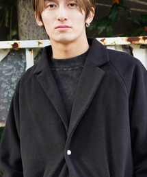 SUNNY  SPORTS | SUNNY SPORTS GOLF / サニースポーツゴルフ NOTCH COLLAR 2B RAGLAN JACKET フリース ボア 2ボタン ラグラン ジャケット(テーラードジャケット)