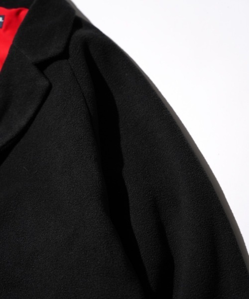 SUNNY  SPORTS（サニースポーツ）の「SUNNY SPORTS GOLF / サニースポーツゴルフ NOTCH COLLAR 2B RAGLAN JACKET フリース ボア 2ボタン ラグラン ジャケット（テーラードジャケット・メンズ・ブラック/ブラック系その他/サンドベージュ・MEDIUM/LARGE）」の10枚目の写真