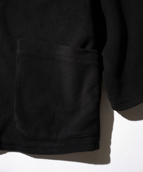 SUNNY  SPORTS（サニースポーツ）の「SUNNY SPORTS GOLF / サニースポーツゴルフ NOTCH COLLAR 2B RAGLAN JACKET フリース ボア 2ボタン ラグラン ジャケット（テーラードジャケット・メンズ・ブラック/ブラック系その他/サンドベージュ・MEDIUM/LARGE）」の11枚目の写真